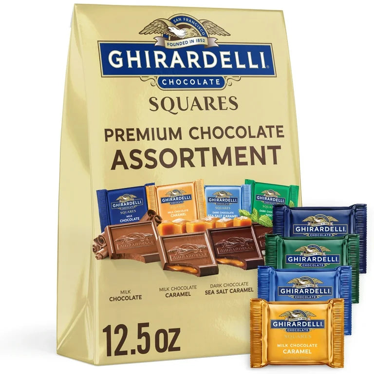 Chocolates Ghirardelli Squares Premium Chocolate Assortment Tamaño Grande 533g