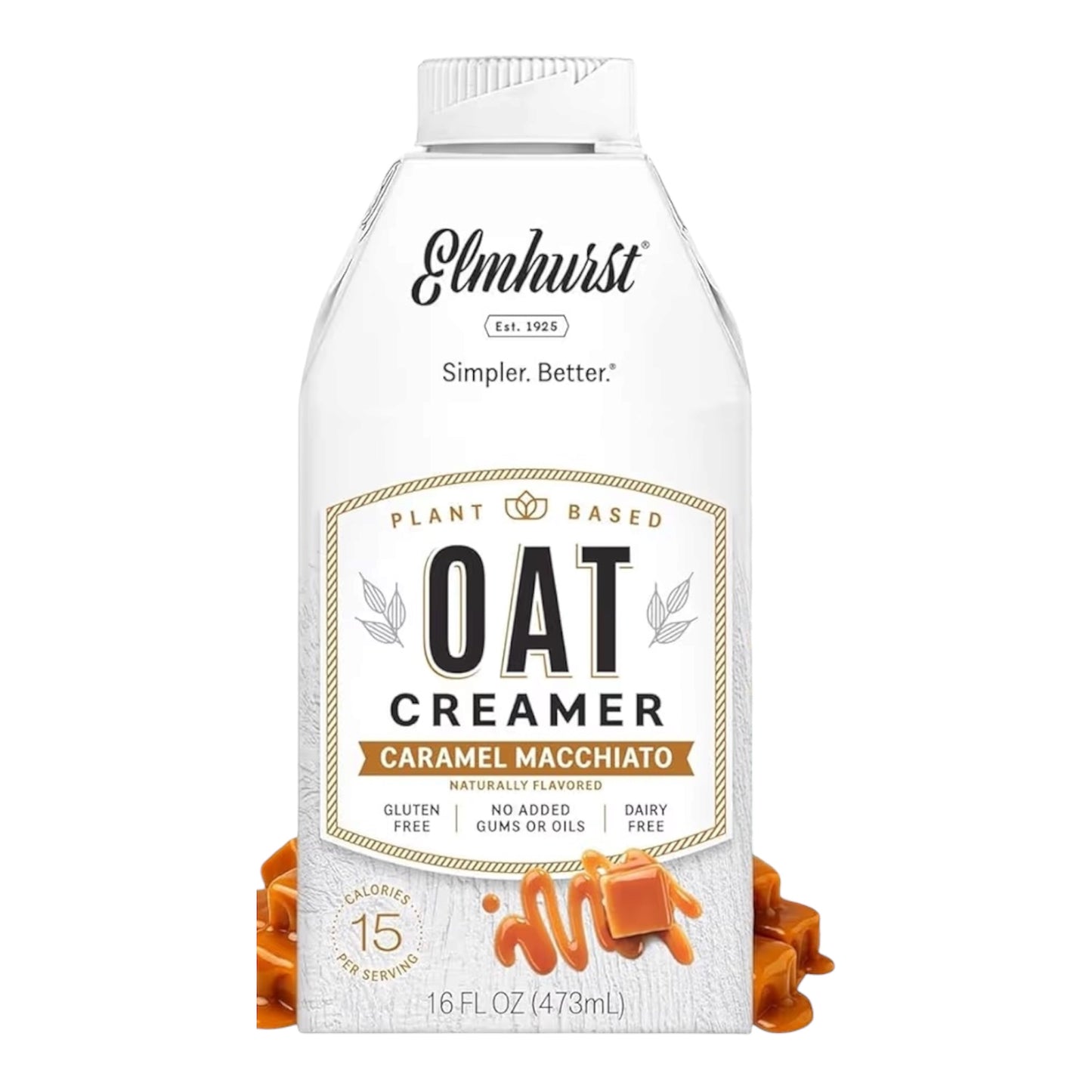 Crema Avena Elmhurst Caramel Macchiato 473 mL