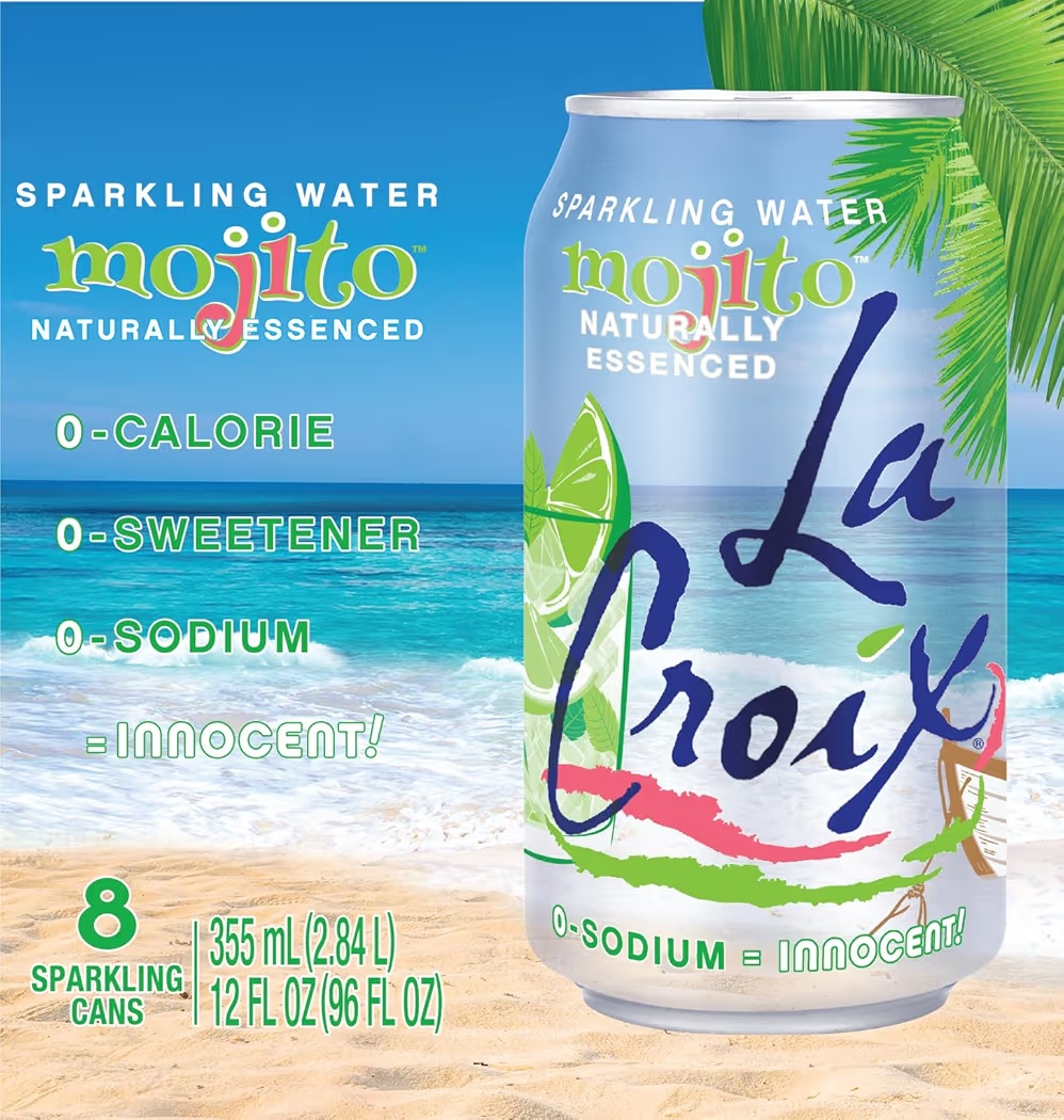 Agua Espumosa La Croix Mojito 355 mL
