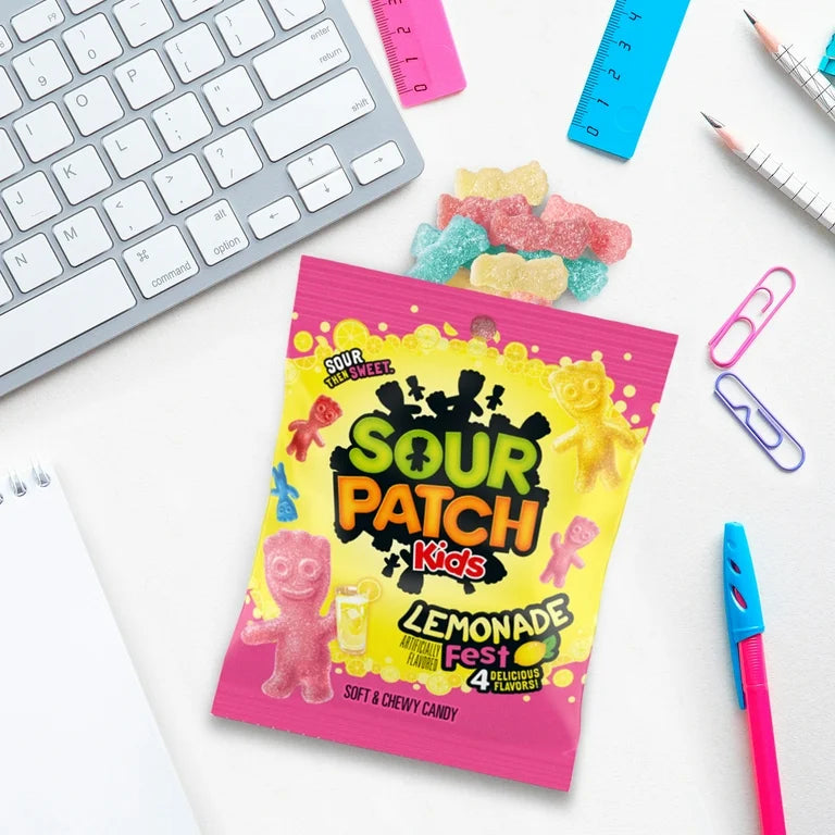 Gomitas Sour Patch Lemonade Fest 102g