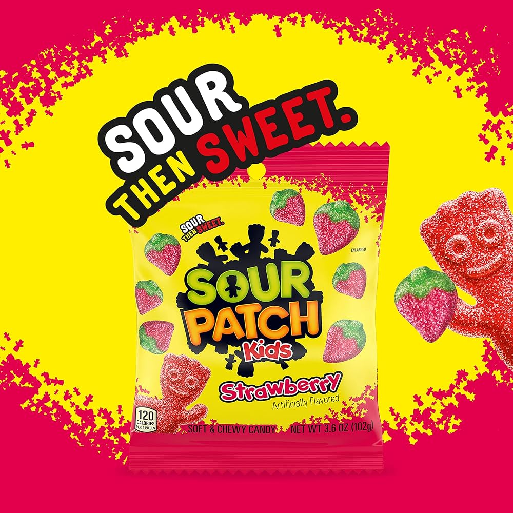 Gomitas Sour Patch Fresa 102g