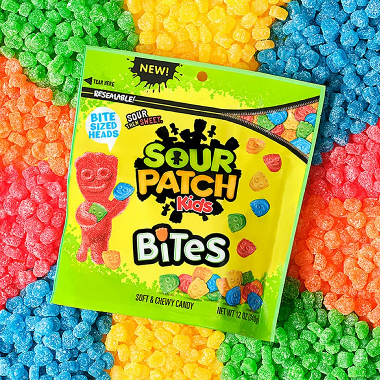 Gomitas Sour Patch Bites Paquete 340g