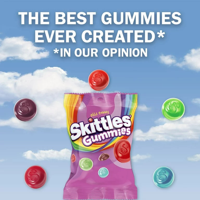 Gomitas Skittles Wild Berry Tamaño Grande 164g