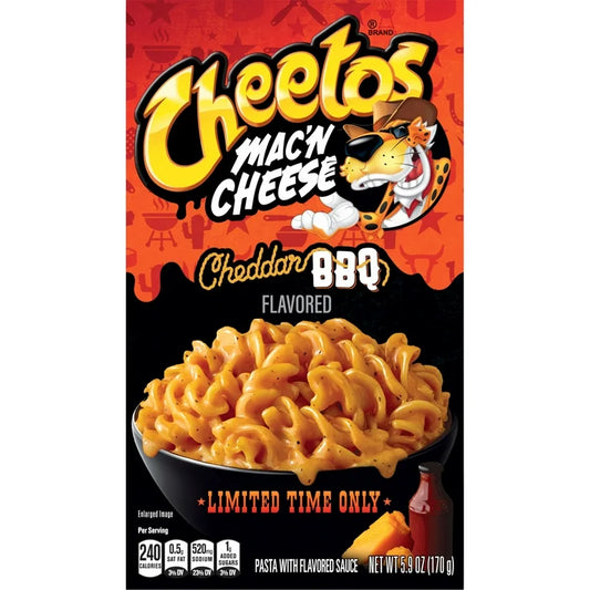EDICIÓN LIMITADA: Pasta Cheetos Mac’n Cheese Cheddar BBQ 170g