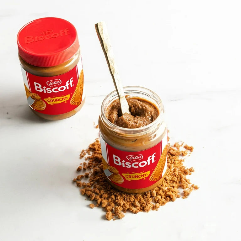 Crema Biscoff Crunchy Con Trozos de Galleta 380g