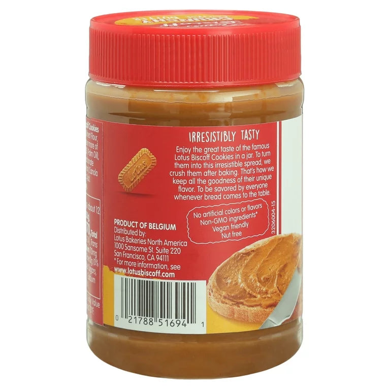 Crema Biscoff Crunchy Con Trozos de Galleta 380g