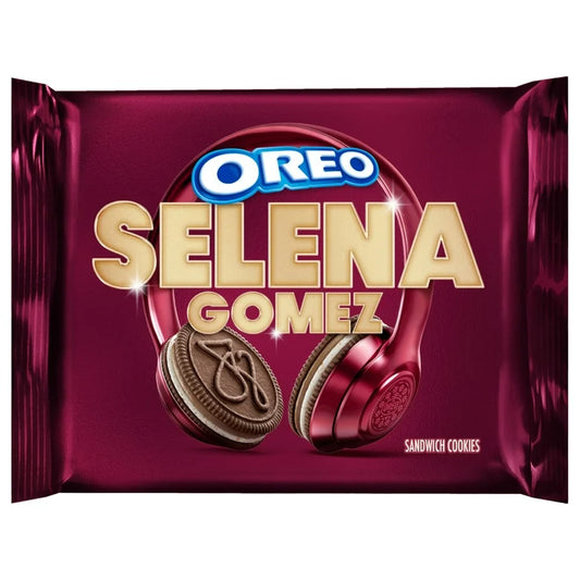 EDICIÓN LIMITADA: Oreo Cinnamon & Chocolate Selena Gomez Tamaño Grande 303g