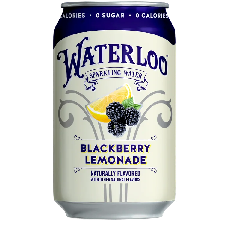 Agua Mineral con Gas Waterloo Blackberry Lemonade 355 mL