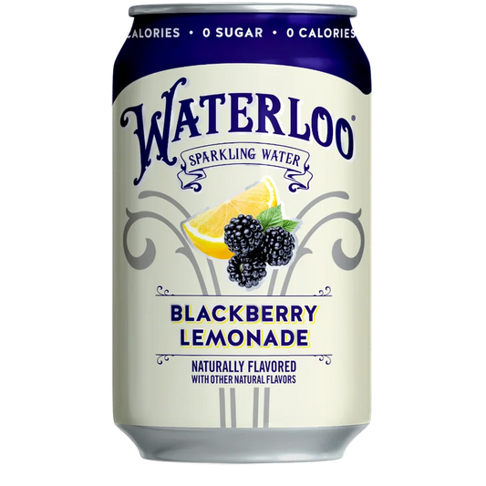 Agua Mineral con Gas Waterloo Blackberry Lemonade 355 mL
