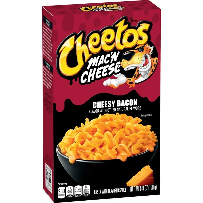 Pasta Cheetos Mac’n Cheese Cheesy Bacon 168g