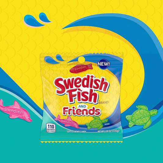 Gomitas Swedish Fish and Friends 102g