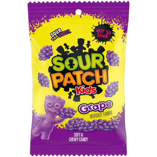 Gomitas Sour Patch Uva 100g