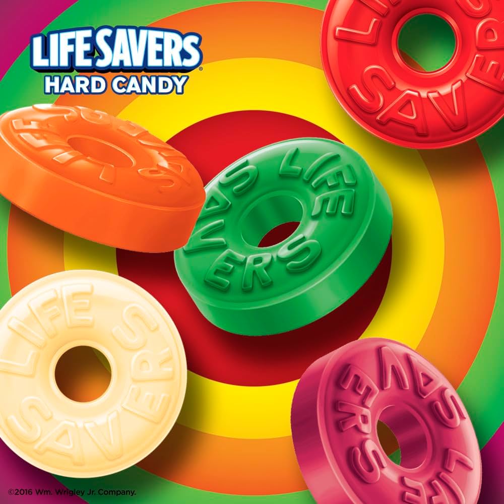 Caramelos Duros Lifesavers 5 Sabores Tamaño Grande 177g