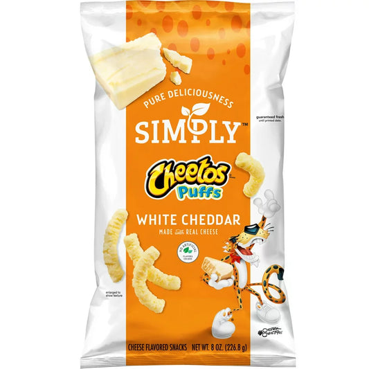 Cheetos Puffs White Cheddar Tamaño Grande 226g