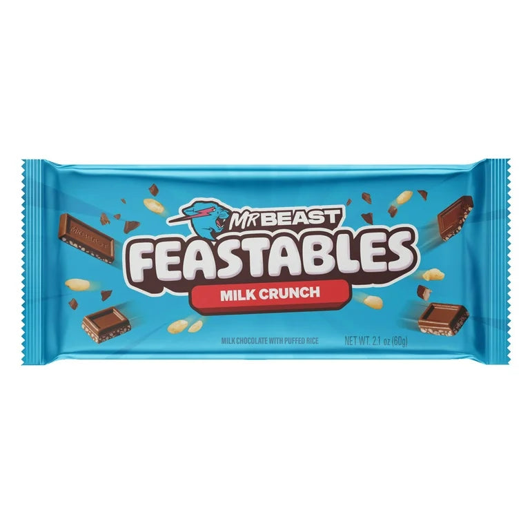 Chocolate Feastables Mr Beast Milk Crunch Tamaño Grande 60g