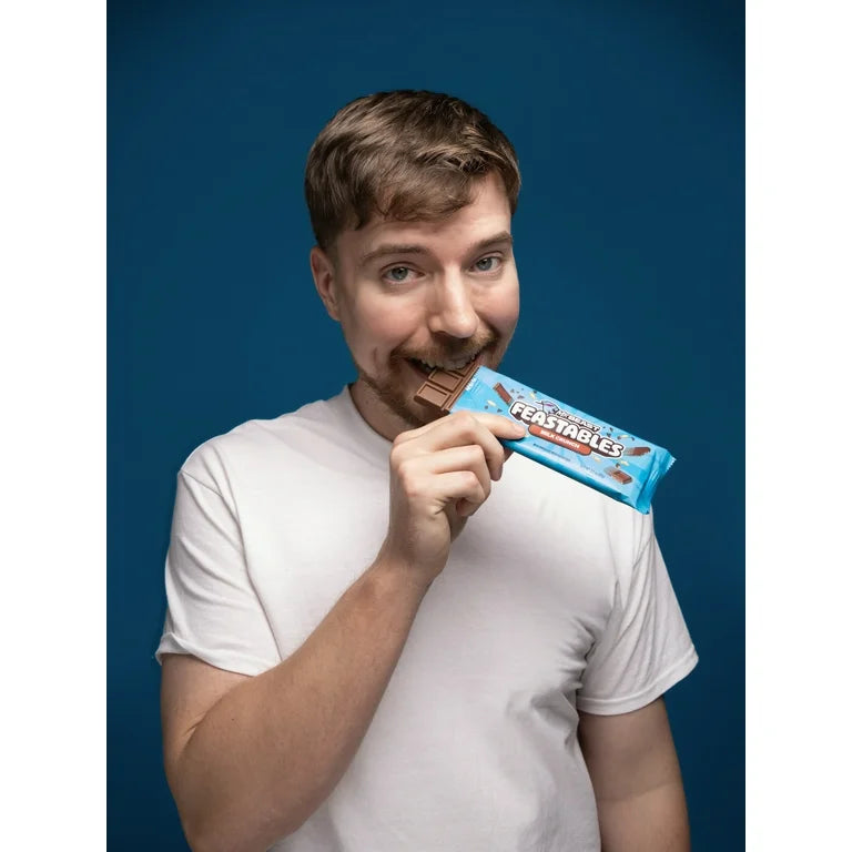 Chocolate Feastables Mr Beast Milk Crunch Tamaño Grande 60g