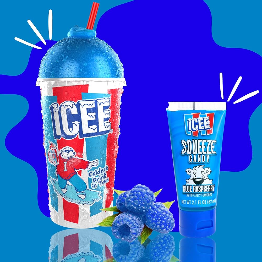 Gel Squeeze Candy Icee Mora Azul