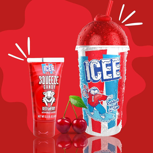 Gel Squeeze Candy Icee Cereza