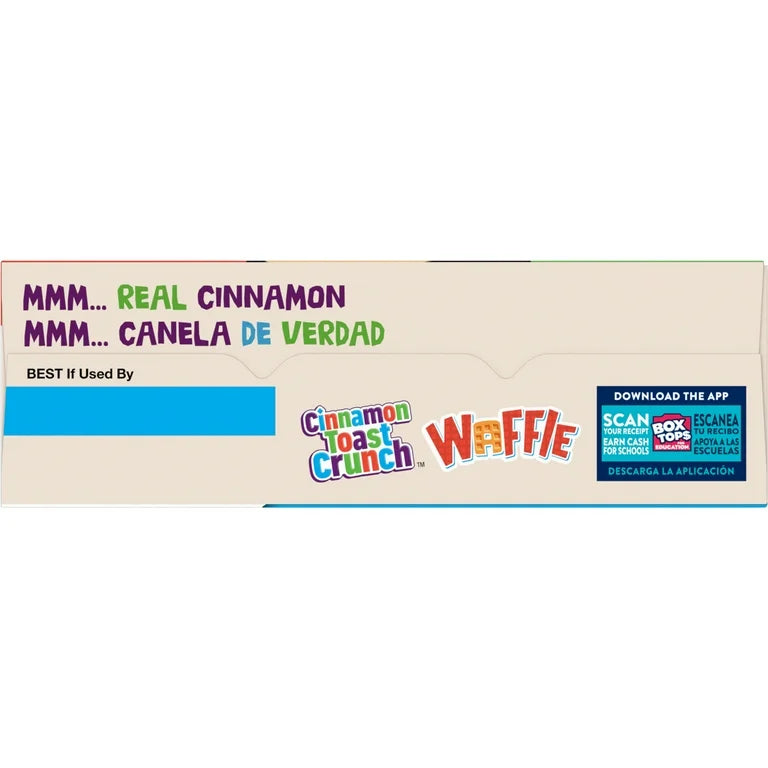 Cereal Cinnamon Toast Crunch Waffle Tamaño Familiar 328g