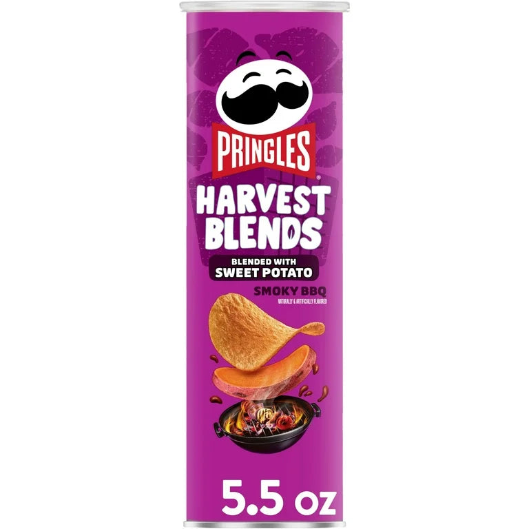 Pringles Smoky BBQ Harvest Blends con Batata 155g