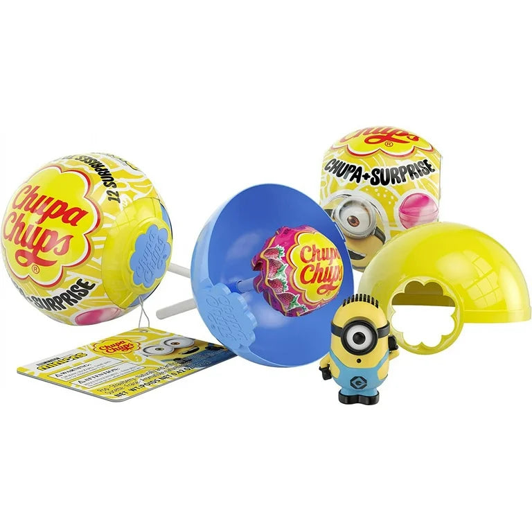 Chupa Chups Lollipop Fresa Minions + Juguete