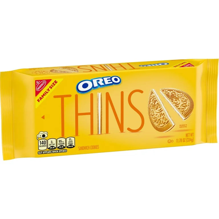 Oreo Thins Golden Tamaño Grande 333g