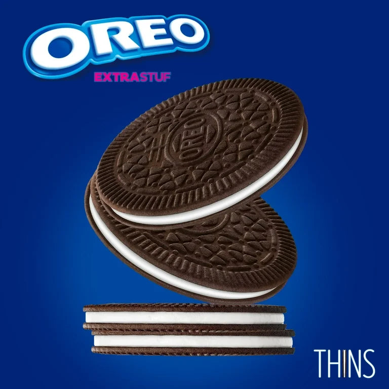 Oreo Thins Extra Stuf Tamaño Grande 349g