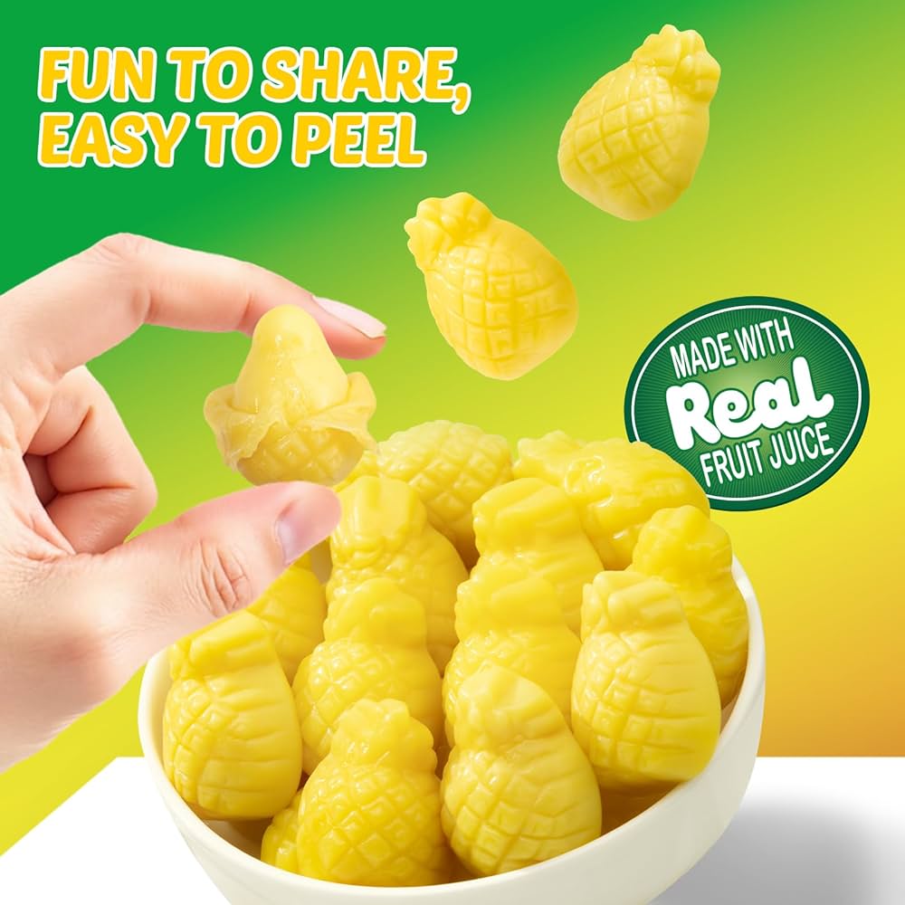 Gomitas de Piña Pelables Amos Peelerz Tamaño Individual