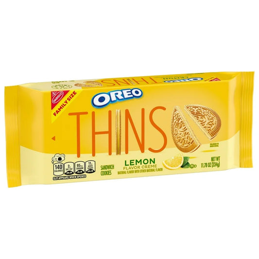 Oreo Thins Limón Tamaño Grande 333g