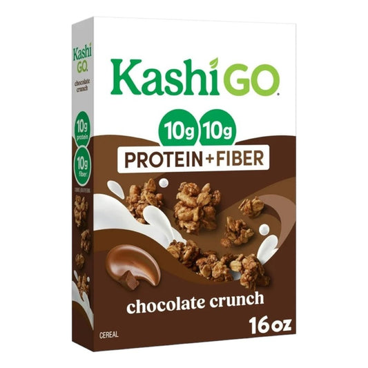 Cereal Kashi GO Chocolate Crunch 10g Proteína 10g Fibra - 453g - NexoVerse