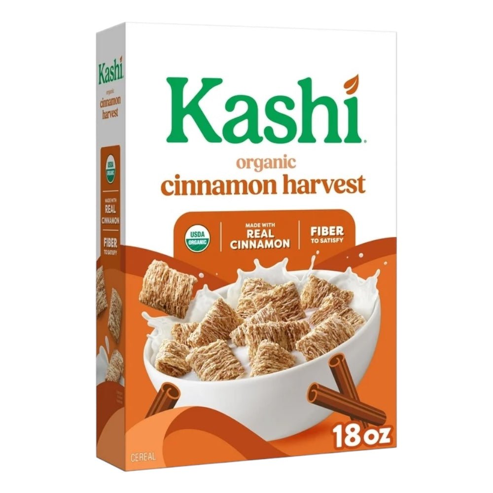 Cereal Kashi Organic Cinnamon Harvest Tamaño Grande 510g - NexoVerse