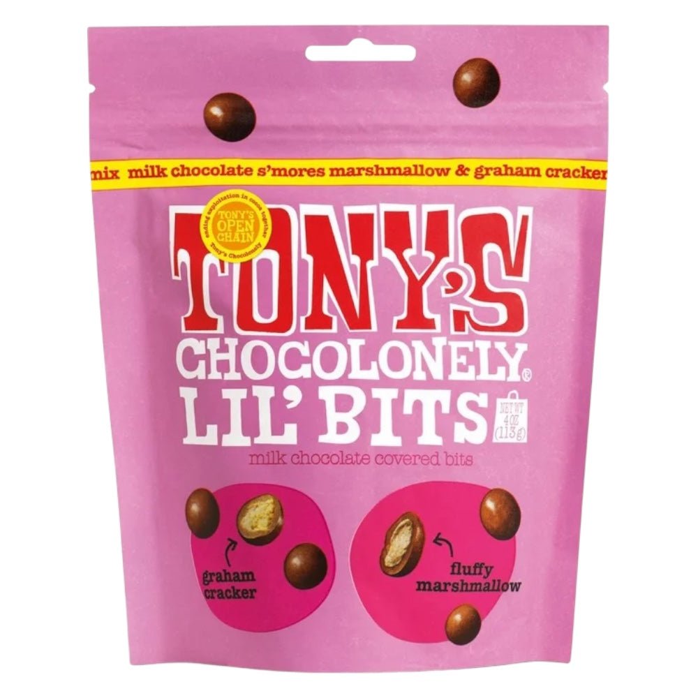 Chocolates Tony’s Chocolonely Lil’ Bits S’Mores 113g - NexoVerse