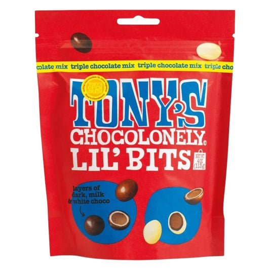 Chocolates Tony’s Chocolonely Lil’ Bits Triple Chocolate Mix 113g - NexoVerse